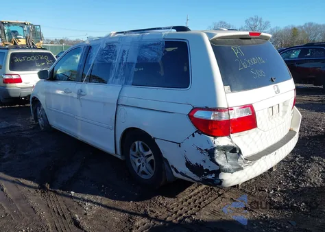 2005 Honda Odyssey Ex-L from USA, damaged, VIN 5FNRL38795B091943
